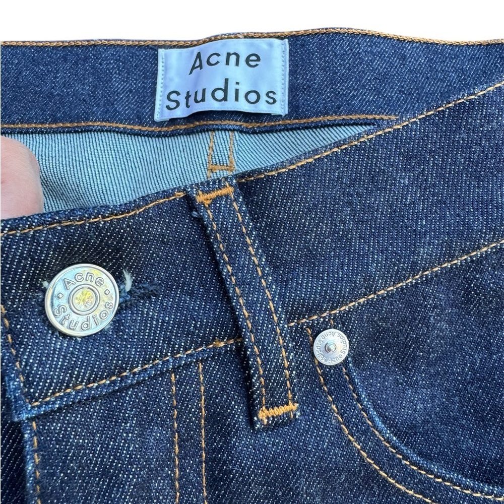 Acne Studio ace Straight rw strech indigo M Size 30/32 - Picture 2 of 9